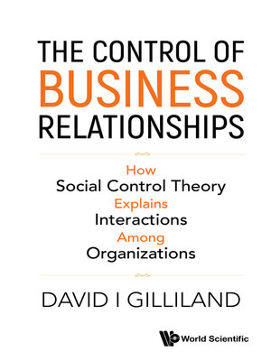 cover image of The Control of Business Relationships